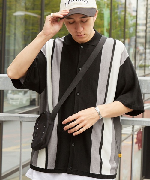 専用出品 GU公式 | ビッグボーダーセーター(長袖)YT+X