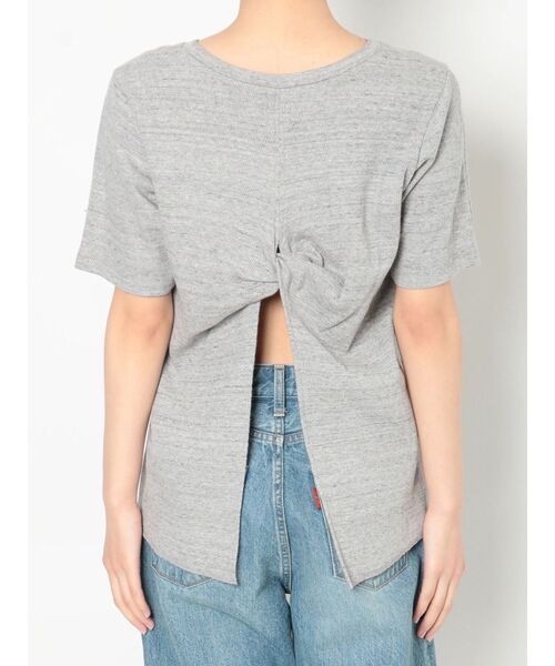 Ungrid（アングリッド）の「ハニカムバックデザインTee（Tシャツ/カットソー・レディース・パープル/グレー/オフホワイト・FREE）」の20枚目の写真