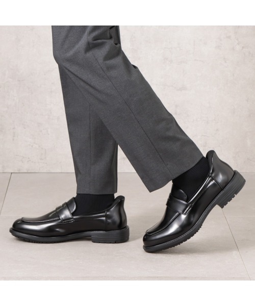 CEDAR CREST(セダークレスト )の「スパットシューズ(ビジネスシューズタイプ)ローファー 手を使わずに履ける(ローファー・メンズ・ブラック・25.0cm/25.5cm/26.0cm/26.5cm/27.0cm/27.5cm/28.0cm/24.5cm)」の6枚目の写真