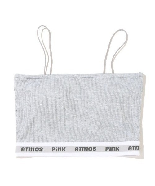 atmos pink(アトモスピンク)の「atmos pink ベーシックショートリブキャミ(キャミソール・レディース・ブラック/ホワイト/グレー・M/S)」の16枚目の写真