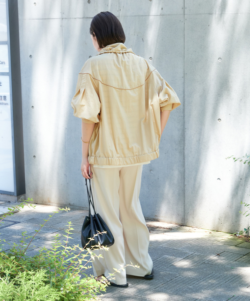 B.C STOCK（ベーセーストック）の「ナイロンギャザーウィンド