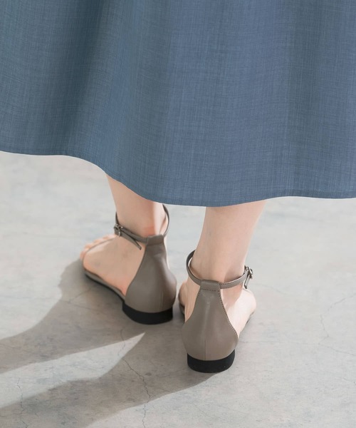 URBAN RESEARCH ROSSO WOMEN（アーバンリサーチ　ロッソ）の「ナローストラップサンダル（サンダル・レディース・ブラック/グレー系その他・37/38/36）」の5枚目の写真