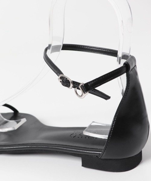 URBAN RESEARCH ROSSO WOMEN（アーバンリサーチ　ロッソ）の「ナローストラップサンダル（サンダル・レディース・ブラック/グレー系その他・37/38/36）」の14枚目の写真