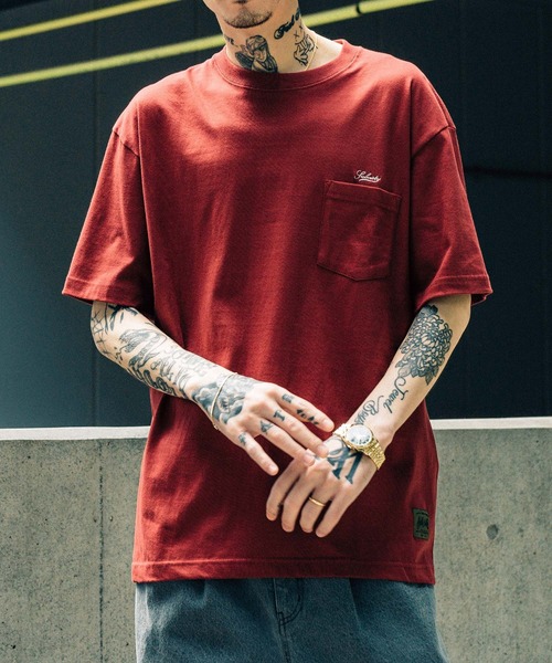 Subciety(サブサエティ)の「SLUGGER POCKET TEE(Tシャツ/カットソー・メンズ・ブラック/ホワイト/ブルー/バーガンディー/グレー系その他/ネイビー・X-LARGE/SMALL/LARGE/MEDIUM)」の6枚目の写真