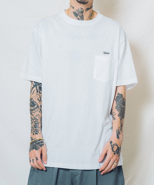 Subciety(サブサエティ)の「SLUGGER POCKET TEE(Tシャツ/カットソー・メンズ・ブラック/ホワイト/ブルー/バーガンディー/グレー系その他/ネイビー・X-LARGE/SMALL/LARGE/MEDIUM)」の2枚目の写真