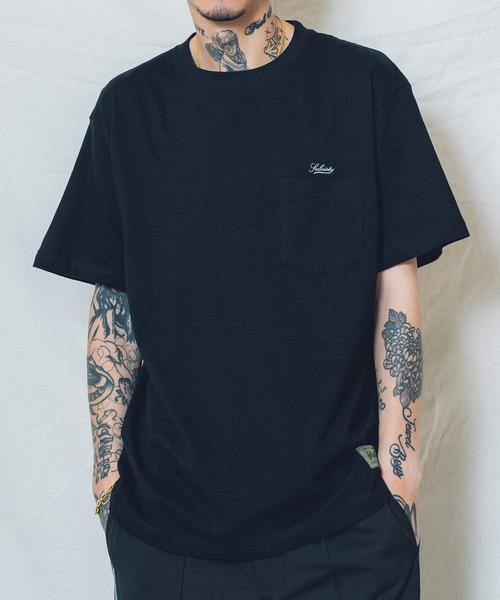Subciety(サブサエティ)の「SLUGGER POCKET TEE(Tシャツ/カットソー・メンズ・ブラック/ホワイト/ブルー/バーガンディー/グレー系その他/ネイビー・X-LARGE/SMALL/LARGE/MEDIUM)」の1枚目の写真