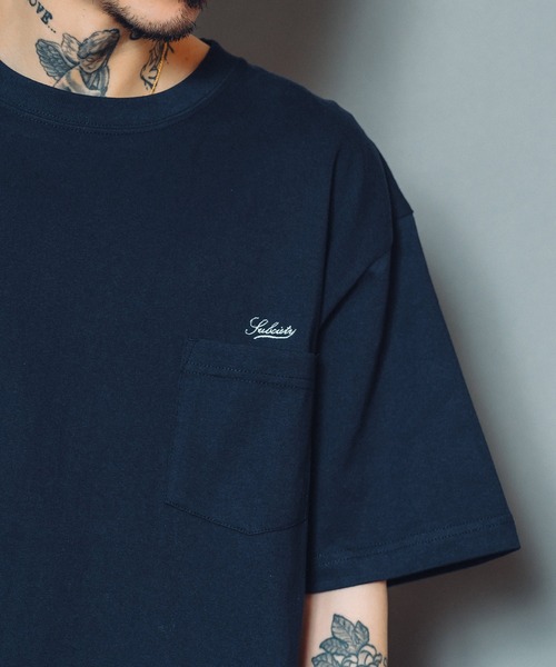 Subciety(サブサエティ)の「SLUGGER POCKET TEE(Tシャツ/カットソー・メンズ・ブラック/ホワイト/ブルー/バーガンディー/グレー系その他/ネイビー・X-LARGE/SMALL/LARGE/MEDIUM)」の22枚目の写真