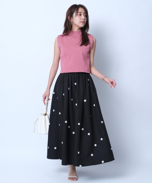JUSGLITTY（ジャスグリッティー）の「ハイネッククロップドニット