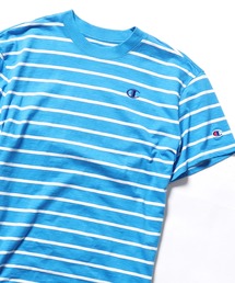 Champion/チャンピオン CLASSIC SLUB STRIPE TEE Tシャツ
