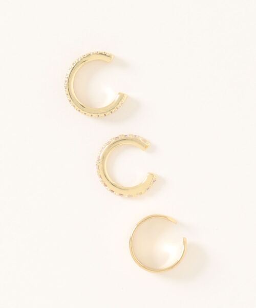 florist（フローリスト）の「人気アシンメトリー3連イヤーカフ/片耳用3点セット（イヤーカフ・レディース・ゴールド系6/ゴールド系1/ゴールド系5/ゴールド系2/ゴールド系4/ゴールド系7/ゴールド系8/シルバー系1/シルバー系2/ゴールド系3/ゴールド系9・FREE）」の18枚目の写真