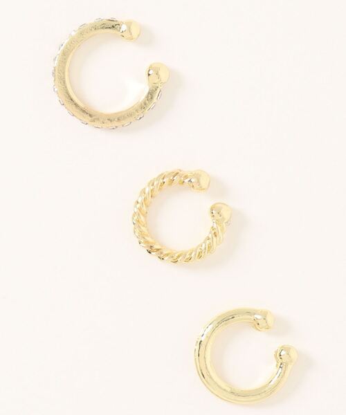 florist（フローリスト）の「人気アシンメトリー3連イヤーカフ/片耳用3点セット（イヤーカフ・レディース・ゴールド系6/ゴールド系1/ゴールド系5/ゴールド系2/ゴールド系4/ゴールド系7/ゴールド系8/シルバー系1/シルバー系2/ゴールド系3/ゴールド系9・FREE）」の14枚目の写真