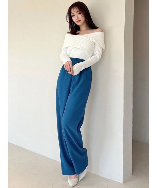 RESEXXY（リゼクシー）の「ストレートカラーパンツ（その他パンツ・レディース・ブルー/グリーン/ベージュ/オレンジ・FREE）」の6枚目の写真