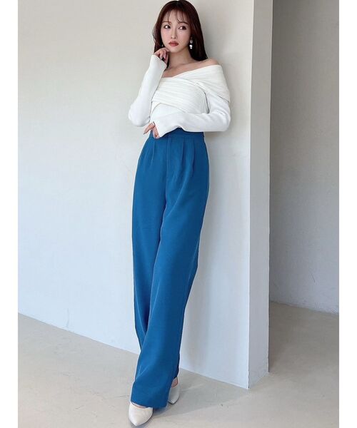 RESEXXY（リゼクシー）の「ストレートカラーパンツ（その他パンツ・レディース・ブルー/グリーン/ベージュ/オレンジ・FREE）」の7枚目の写真