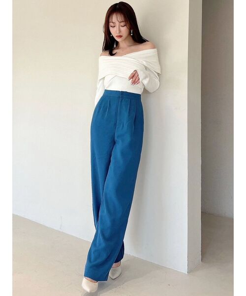 RESEXXY（リゼクシー）の「ストレートカラーパンツ（その他パンツ・レディース・ブルー/グリーン/ベージュ/オレンジ・FREE）」の8枚目の写真
