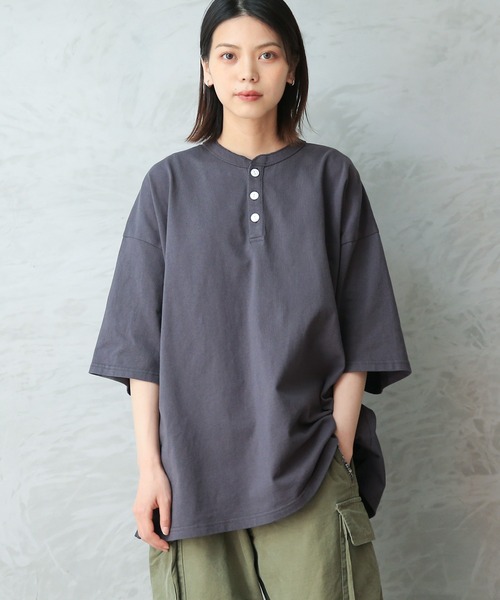 GOOD WEAR ヘンリーネック S/S SUPER BIG TEE 2w7-13243 USA