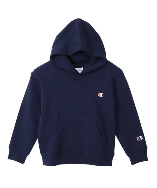Champion（チャンピオン）の「Champion/チャンピオン　HOODED SWEATSHIRT（パーカー・キッズ・ブラック/ダークグリーン/グレー/オートミール/ネイビー/バーガンディー/ゴールド/ブルー/オレンジ/ダークパープル・160/120/140/130/150）」の5枚目の写真