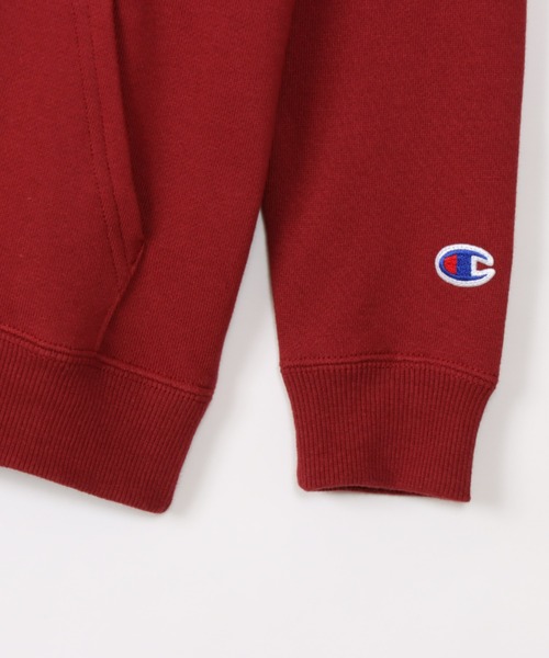 Champion（チャンピオン）の「Champion/チャンピオン　HOODED SWEATSHIRT（パーカー・キッズ・ブラック/ダークグリーン/グレー/オートミール/ネイビー/バーガンディー/ゴールド/ブルー/オレンジ/ダークパープル・160/120/140/130/150）」の19枚目の写真