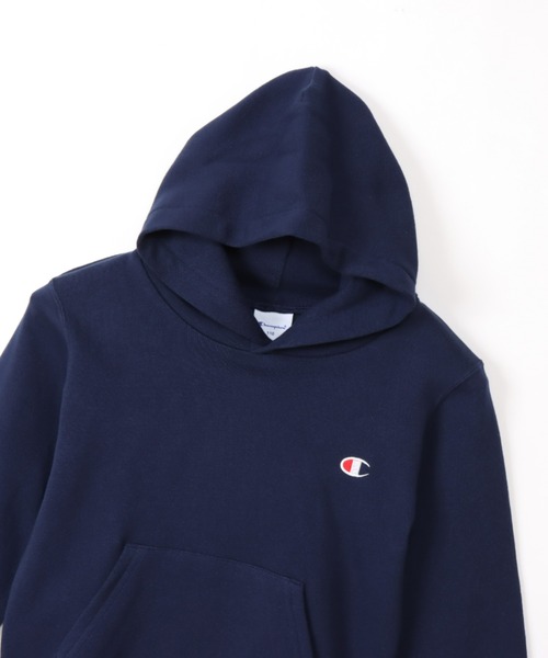Champion（チャンピオン）の「Champion/チャンピオン　HOODED SWEATSHIRT（パーカー・キッズ・ブラック/ダークグリーン/グレー/オートミール/ネイビー/バーガンディー/ゴールド/ブルー/オレンジ/ダークパープル・160/120/140/130/150）」の17枚目の写真
