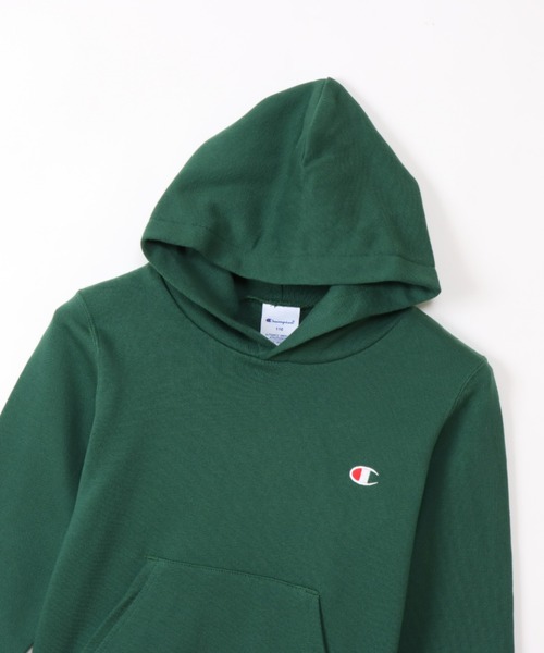 Champion（チャンピオン）の「Champion/チャンピオン　HOODED SWEATSHIRT（パーカー・キッズ・ブラック/ダークグリーン/グレー/オートミール/ネイビー/バーガンディー/ゴールド/ブルー/オレンジ/ダークパープル・160/120/140/130/150）」の14枚目の写真