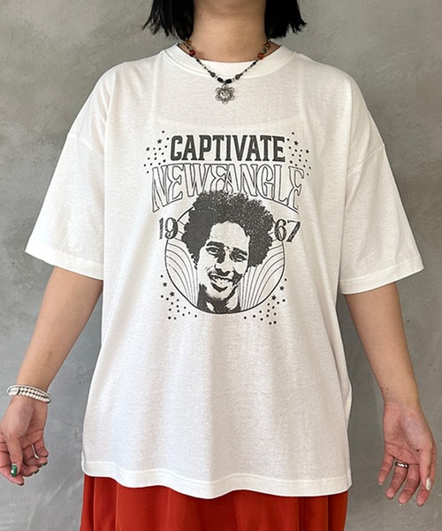 kutir（クティール）の「アソートプリントTシャツ（Tシャツ/カットソー・レディース・ホワイト/ホワイト系その他/オートミール/グレー系その他/ブルー/チャコールグレー・FREE）」の10枚目の写真