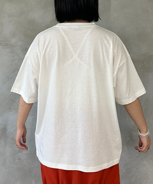 kutir（クティール）の「アソートプリントTシャツ（Tシャツ/カットソー・レディース・ホワイト/ホワイト系その他/オートミール/グレー系その他/ブルー/チャコールグレー・FREE）」の12枚目の写真