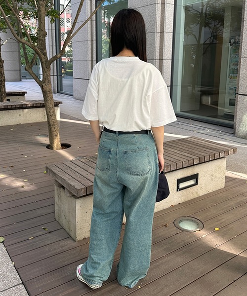 kutir（クティール）の「アソートプリントTシャツ（Tシャツ/カットソー・レディース・ホワイト/ホワイト系その他/オートミール/グレー系その他/ブルー/チャコールグレー・FREE）」の17枚目の写真