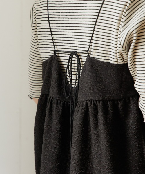 flower（フラワー）の「クラウドフラワーキャミワンピース（ワンピース・レディース・ブルー/ブラック・FREE）」の7枚目の写真