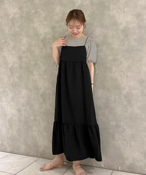 flower（フラワー）の「クラウドフラワーキャミワンピース（ワンピース・レディース・ブルー/ブラック・FREE）」の21枚目の写真