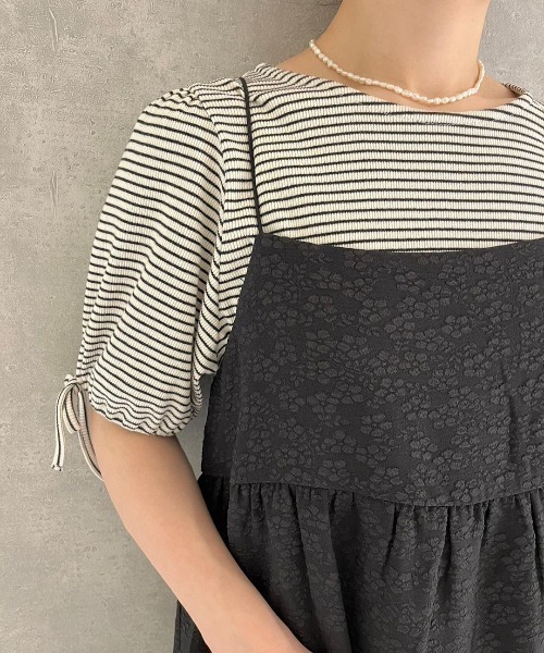 flower（フラワー）の「クラウドフラワーキャミワンピース（ワンピース・レディース・ブルー/ブラック・FREE）」の17枚目の写真