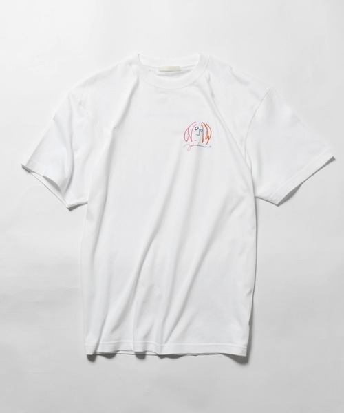81BRANCA/ハチイチブランカ John Lennon portrait&sign big tee