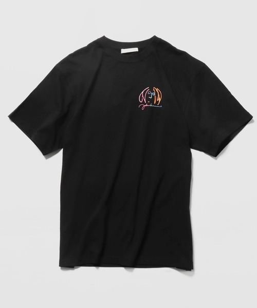 ＋81BRANCA（ハチイチブランカ）の「▲+81BRANCA/ハチイチブランカ John Lennon portrait&sign big tee Tシャツ グラフィックＴシャツ（Tシャツ/カットソー・レディース・ホワイト/ブラック・FREE）」の2枚目の写真