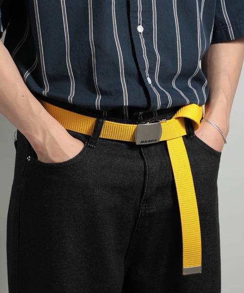 Dickies(ディッキーズ)の「【Dickies】DS0741I ナイロンガチャベルト(ベルト・メンズ・イエロー/ベージュ/レッド/ホワイト/カーキ/ブラック/ネイビー・FREE)」の6枚目の写真