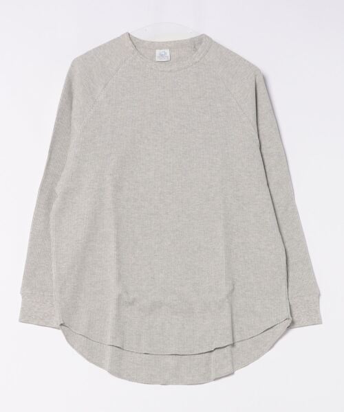 FRUIT OF THE LOOM(フルーツオブザルーム)の「【FRUIT OF THE LOOM】サーマルラグランロン T (クルー)/クルーネック/長袖Tシャツ/フルーツオブザルーム(Tシャツ/カットソー・メンズ・ブラック/オレンジ/パープル/グレー/ホワイト・L/XL/M)」の1枚目の写真
