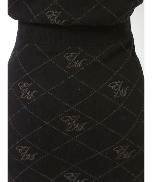 EATME(イートミー)の「EMロゴニットスカート(セットアップ可能)(スカート・レディース・ブラック/ベージュ/グレー・FREE)」の8枚目の写真