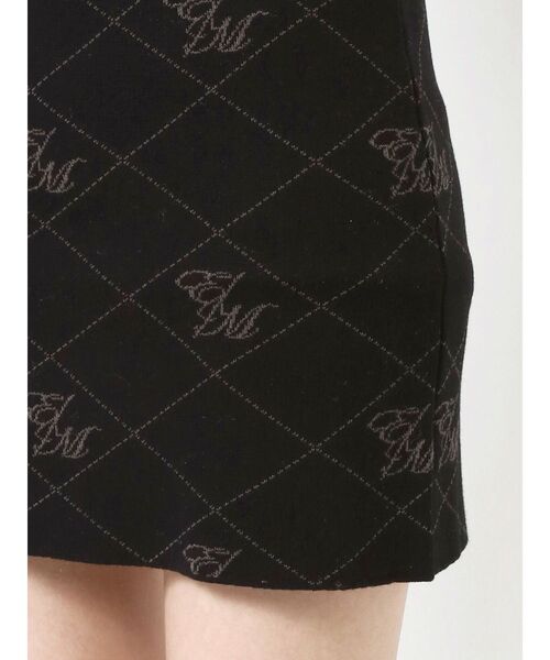 EATME(イートミー)の「EMロゴニットスカート(セットアップ可能)(スカート・レディース・ブラック/ベージュ/グレー・FREE)」の9枚目の写真