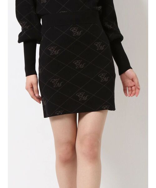 EATME(イートミー)の「EMロゴニットスカート(セットアップ可能)(スカート・レディース・ブラック/ベージュ/グレー・FREE)」の15枚目の写真