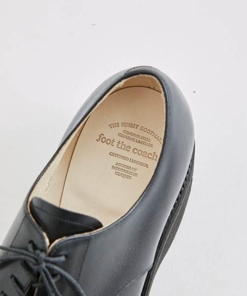 foot the coacher（フットザコーチャー）の「OBLIQUE DERBY (MONOLITE