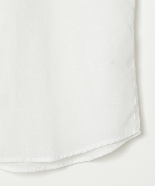 ikka(イッカ)の「7分リネン混切り替えポケットシャツ(シャツ/ブラウス・メンズ・ホワイト/ネイビー/オリーブ・S/M/L/XL)」の11枚目の写真