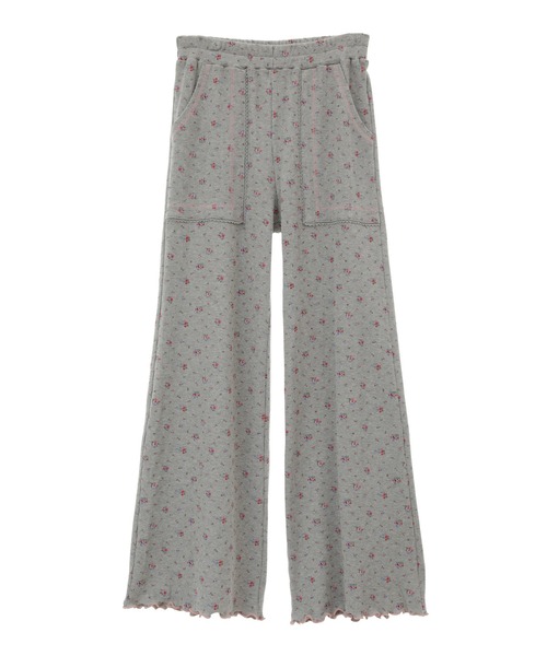 Candy Stripper（キャンディストリッパー）の「TINY FLOWERS WAFFLE パンツ（その他パンツ・レディース・ヘザーグレー/ライトブルー/ブラック・2）」の12枚目の写真