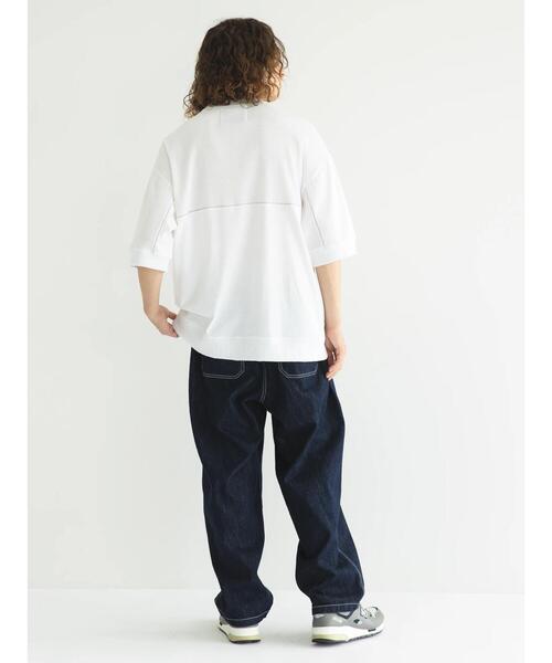 CRAFT STANDARD BOUTIQUE(クラフトスタンダードブティック)の「リサイクル切り替えH/S TEE-A(Tシャツ/カットソー・メンズ・ブラック/オフホワイト/杢グレー・M/L/XL)」の13枚目の写真