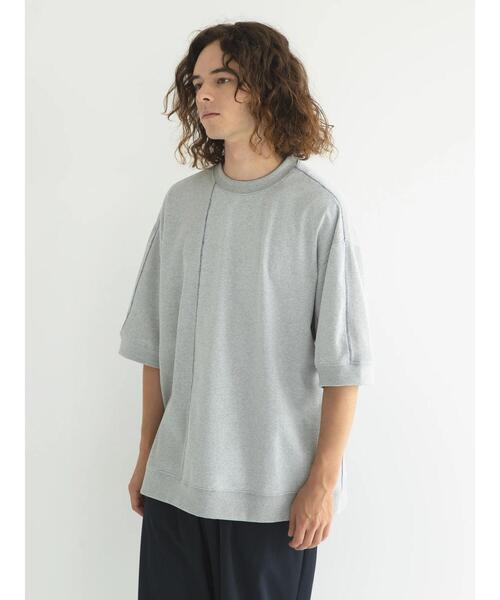 CRAFT STANDARD BOUTIQUE(クラフトスタンダードブティック)の「リサイクル切り替えH/S TEE-A(Tシャツ/カットソー・メンズ・ブラック/オフホワイト/杢グレー・M/L/XL)」の15枚目の写真