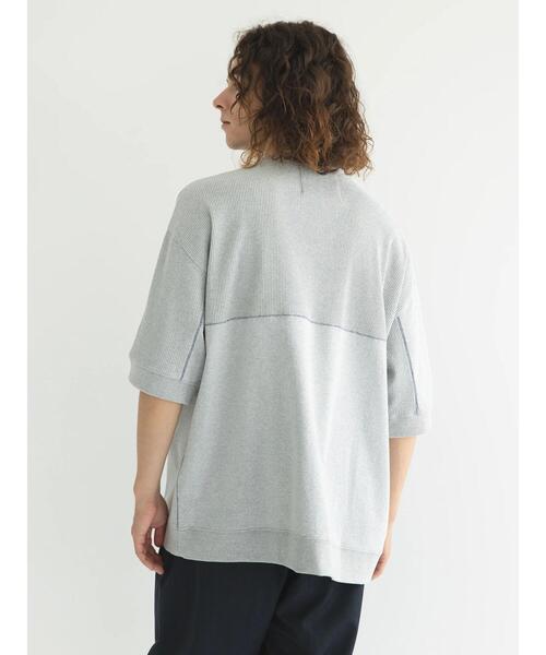 CRAFT STANDARD BOUTIQUE(クラフトスタンダードブティック)の「リサイクル切り替えH/S TEE-A(Tシャツ/カットソー・メンズ・ブラック/オフホワイト/杢グレー・M/L/XL)」の17枚目の写真