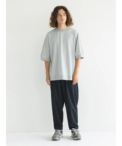 CRAFT STANDARD BOUTIQUE(クラフトスタンダードブティック)の「リサイクル切り替えH/S TEE-A(Tシャツ/カットソー・メンズ・ブラック/オフホワイト/杢グレー・M/L/XL)」の18枚目の写真