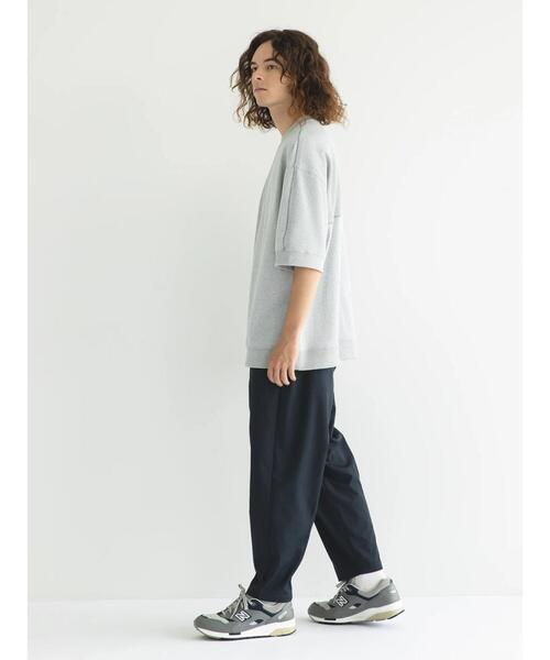 CRAFT STANDARD BOUTIQUE(クラフトスタンダードブティック)の「リサイクル切り替えH/S TEE-A(Tシャツ/カットソー・メンズ・ブラック/オフホワイト/杢グレー・M/L/XL)」の19枚目の写真