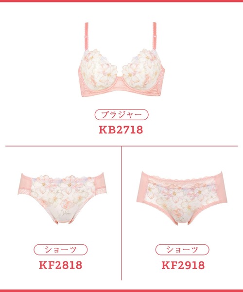 WING(ウイング)の「ブラジャー 「後ろ姿きれいブラ」(ブラジャー・レディース・ライトピンク/ネイビー/オレンジ/パープル/ナチュラル・D85/C80/C65/D70/C70/D75/C75/D80/D65/C85)」の6枚目の写真