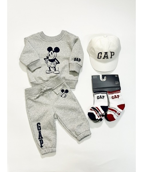 GAP(ギャップ)の「babyGap ディズニー スウェット2点セットアップ(スウェット・キッズ・アイボリー/グレー・12-18M/18-24M/6-12M/3-6M)」の9枚目の写真
