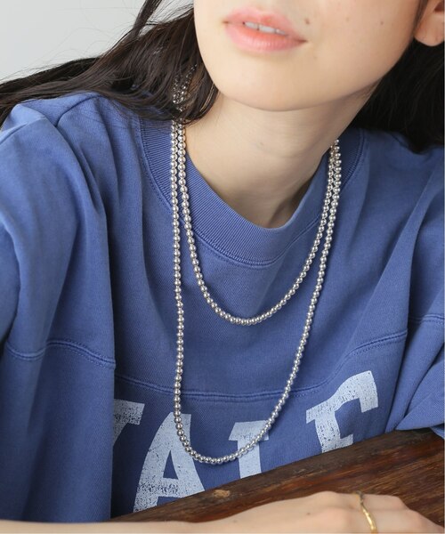 ≪追加≫INDIAN JEWELRY 5mm シャイニービーズネックレス44