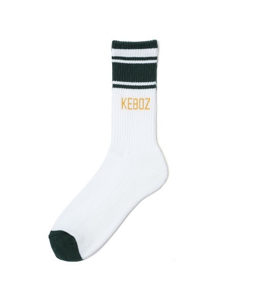 KEBOZ(ケボズ)の「LINE SOCKS(ソックス/靴下・メンズ・オレンジ/ネイビー/ブルー/グリーン・LARGE/MEDIUM)」の2枚目の写真