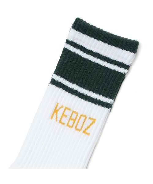 KEBOZ(ケボズ)の「LINE SOCKS(ソックス/靴下・メンズ・オレンジ/ネイビー/ブルー/グリーン・LARGE/MEDIUM)」の5枚目の写真
