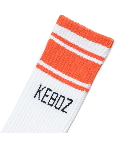 KEBOZ(ケボズ)の「LINE SOCKS(ソックス/靴下・メンズ・オレンジ/ネイビー/ブルー/グリーン・LARGE/MEDIUM)」の8枚目の写真